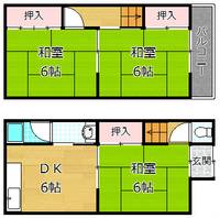 大阪府枚方市津田元町2(一戸建)の賃貸物件の間取り