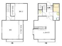 静岡県浜松市中央区佐藤2(アパート)の賃貸物件の間取り