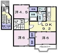 ヌーベル稲木 Bの間取り