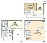 東京都葛飾区柴又3(一戸建)の賃貸物件の間取り