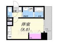 兵庫県西宮市御茶家所町(マンション)の賃貸物件の間取り