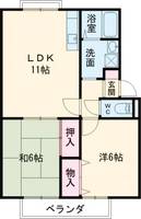 奈良県奈良市東九条町(アパート)の賃貸物件の間取り