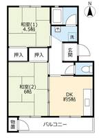 物件の間取り画像