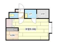 北海道江別市大麻泉町(アパート)の賃貸物件の間取り