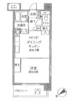 神奈川県横浜市鶴見区鶴見中央2(マンション)の賃貸物件の間取り