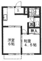 サンフラットBの間取り