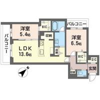 グランディール横濱台場の間取り