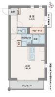 東京都日野市新町3(マンション)の賃貸物件の間取り