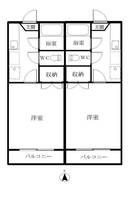 ヒルサイドコートの間取り