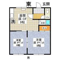 コーポ谷の間取り