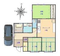 宮崎県宮崎市大橋1(一戸建)の賃貸物件の間取り