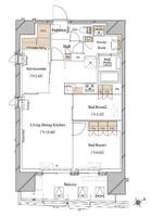 ブランシエスタ浅草蔵前の間取り