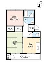 UR男山の間取り