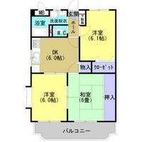 栃木県栃木市平柳町1(マンション)の賃貸物件の間取り