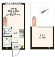 ハーモニーテラス中野IIの間取り