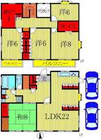物件の間取り画像