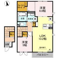 大阪府東大阪市上小阪3(アパート)の賃貸物件の間取り