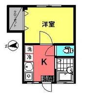 東京都北区田端新町3(マンション)の賃貸物件の間取り
