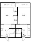プレザント373の間取り