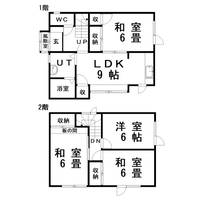 北海道釧路市光陽町(一戸建)の賃貸物件の間取り