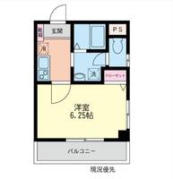 カーサアルボリーズCHIGASAKIの間取り