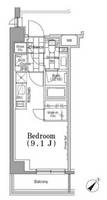 ONE ROOF FLAT TSUKISHIMAの間取り