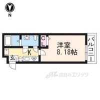 フラッティ花園春日の間取り