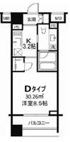 東京都墨田区石原1(マンション)の賃貸物件の間取り