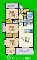 物件の間取り画像