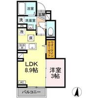 D-ROOM若宮の間取り
