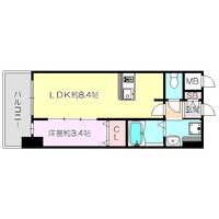 プレサンス新大阪ジェイズの間取り