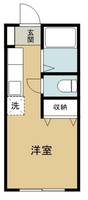 東京都東久留米市下里7(アパート)の賃貸物件の間取り