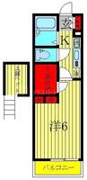 埼玉県さいたま市大宮区堀の内町1(アパート)の賃貸物件の間取り