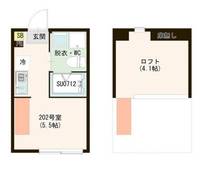 東京都板橋区前野町2(アパート)の賃貸物件の間取り