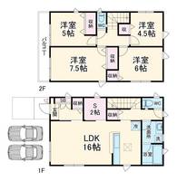 千葉県千葉市花見川区こてはし台1(一戸建)の賃貸物件の間取り