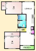 物件の間取り画像