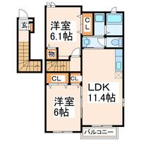 物件の間取り画像