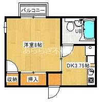 静岡県浜松市中央区城北2(アパート)の賃貸物件の間取り