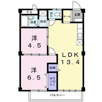 静岡県浜松市中央区子安町(アパート)の賃貸物件の間取り