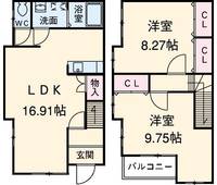 物件の間取り画像