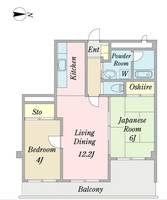 AKフラットの間取り