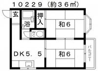 大阪府羽曳野市南恵我之荘2(マンション)の賃貸物件の間取り