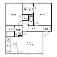 サンパティークII Bの間取り
