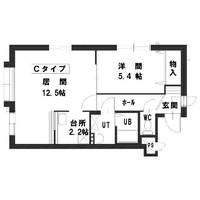 グランメールらいらっくの間取り