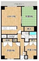 物件の間取り画像