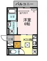 大阪府堺市堺区中安井町1(アパート)の賃貸物件の間取り