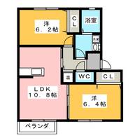 メゾン ド ファミーユ A棟の間取り