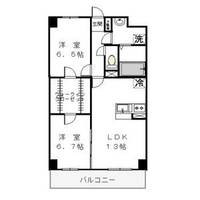 栃木県宇都宮市松原1(マンション)の賃貸物件の間取り