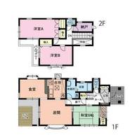 千葉県木更津市畑沢南6(一戸建)の賃貸物件の間取り