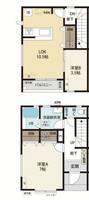 埼玉県草加市谷塚2(一戸建)の賃貸物件の間取り